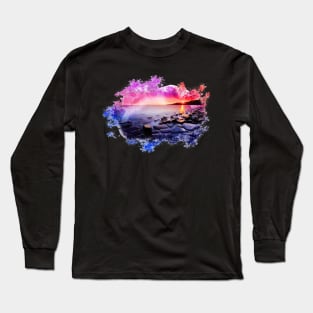 Lake Painting Long Sleeve T-Shirt